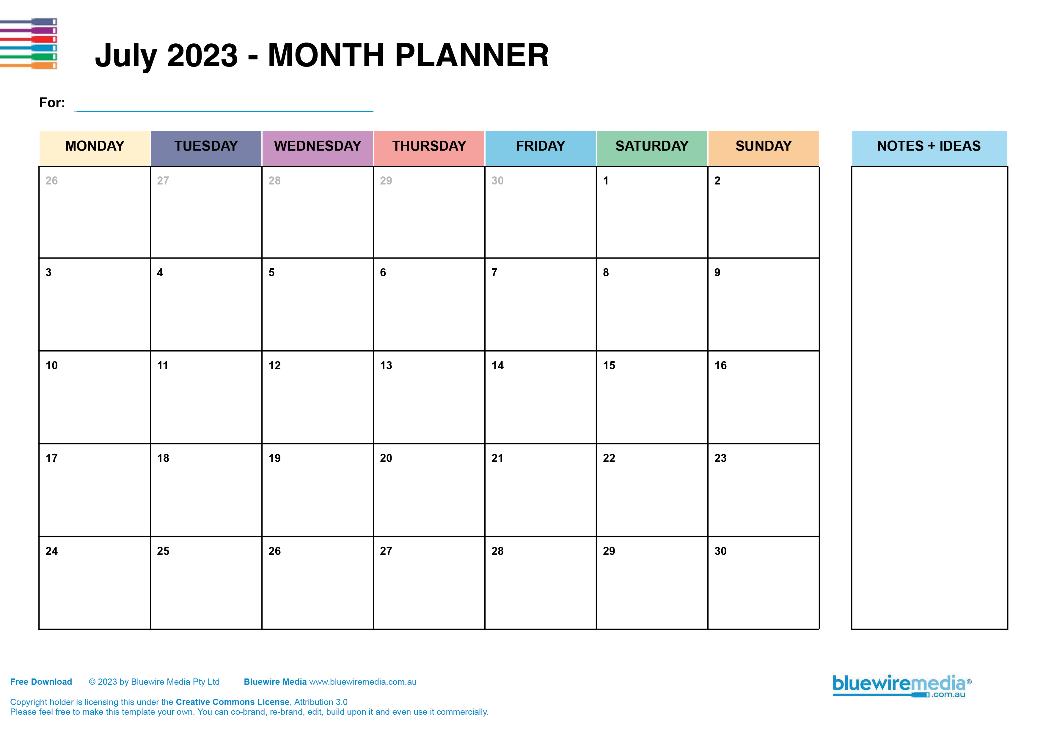 June 2023 Planner